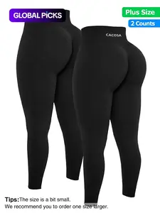 PLUS SIZE High Waist plus size leggings for curvy women, Oversize Stretchy Fitness Leggings, Quick-Dry Sportswear for All Seasons, black leggings for tummy control, crz yoga leggings, Yoga Bottoms, plus size pants for women
