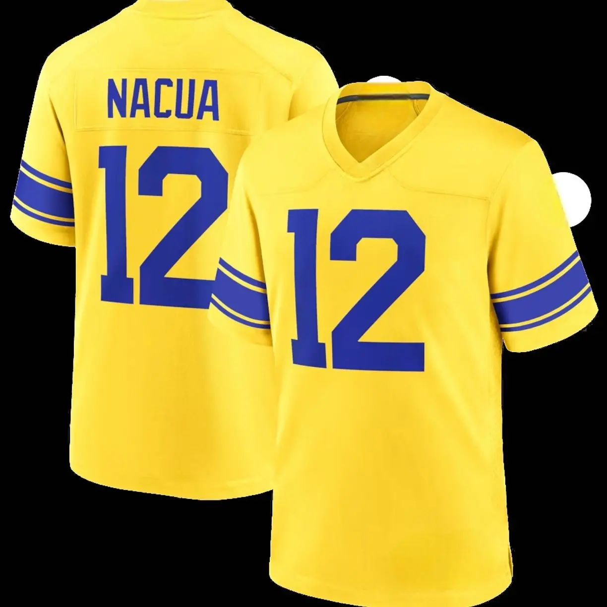 Unisex Football inspired by Nacua 12 Los Angeles Classic Sol Game Jersey