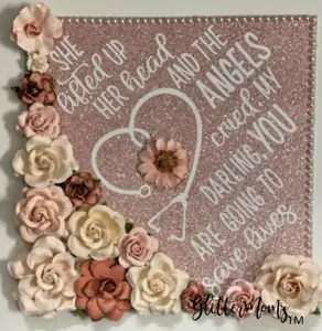 She Lifted Up Her Head and the Angels Cried My Darling You are Going to Save Lives Graduation Cap Topper Nurse RN BSN RT LPN Medical Grad Cap Topper