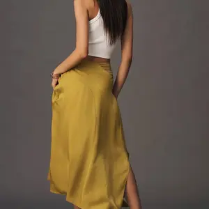 By Anthropologie Seamed Bias-Cut Slip Skirt