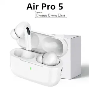 2026 Air Pro 5 TWS Max Wireless Bluetooth Earphones In Ear Earbuds Sport Noise Cancelling Headset Ear Buds with Mic For Headphone