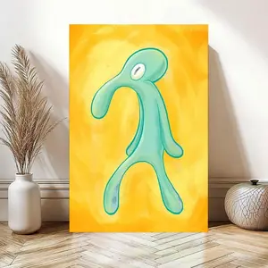 Squidward Bold And Arrogant Modern Abstract Art fice Living Room Wall Decoration Black acrylic Ball Poster Vintage Ball Canvas Poster for Wall Decoration woman wall art Cross and Cardinal Wall Art Women Flower Canvas Art Number Beast Boo Pumpkin