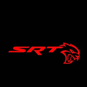 2x PCs Logo Wireless Car Door Welcome Laser Projector Door Light Shadow Light - Magnetic Sensor, Easy Installation