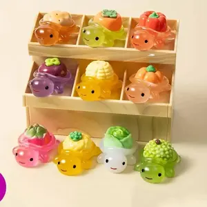 Cute Turtle Design Garden Decoration, 30pcs Random Color Mini Resin Turtle Ornament,Glow-in-the-Dark Turtle Decor ,DIY Decorative Ornament for Home Garden Party, Garden Microscapes, Garden Statue