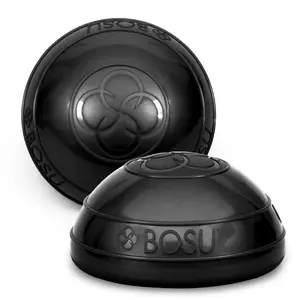 BOSU 6.5 Inch Balance Pods, Stability Exercise Workout Equipment, 2 Pack, Black