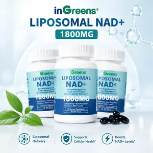 inGreens NAD+ Capsules - Brain Booster Daily Nutrition Supplement, 3 Cups Formula, 1800mg per Serving, 180 Count (90 Day Supply) for Energy & Healthy Aging