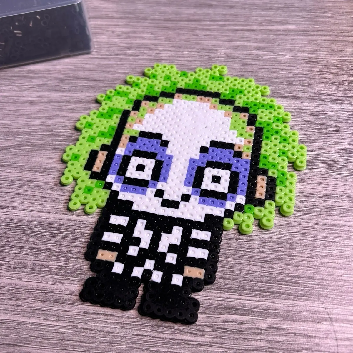 Perler Bead BeetleJuice Sprite For Decor