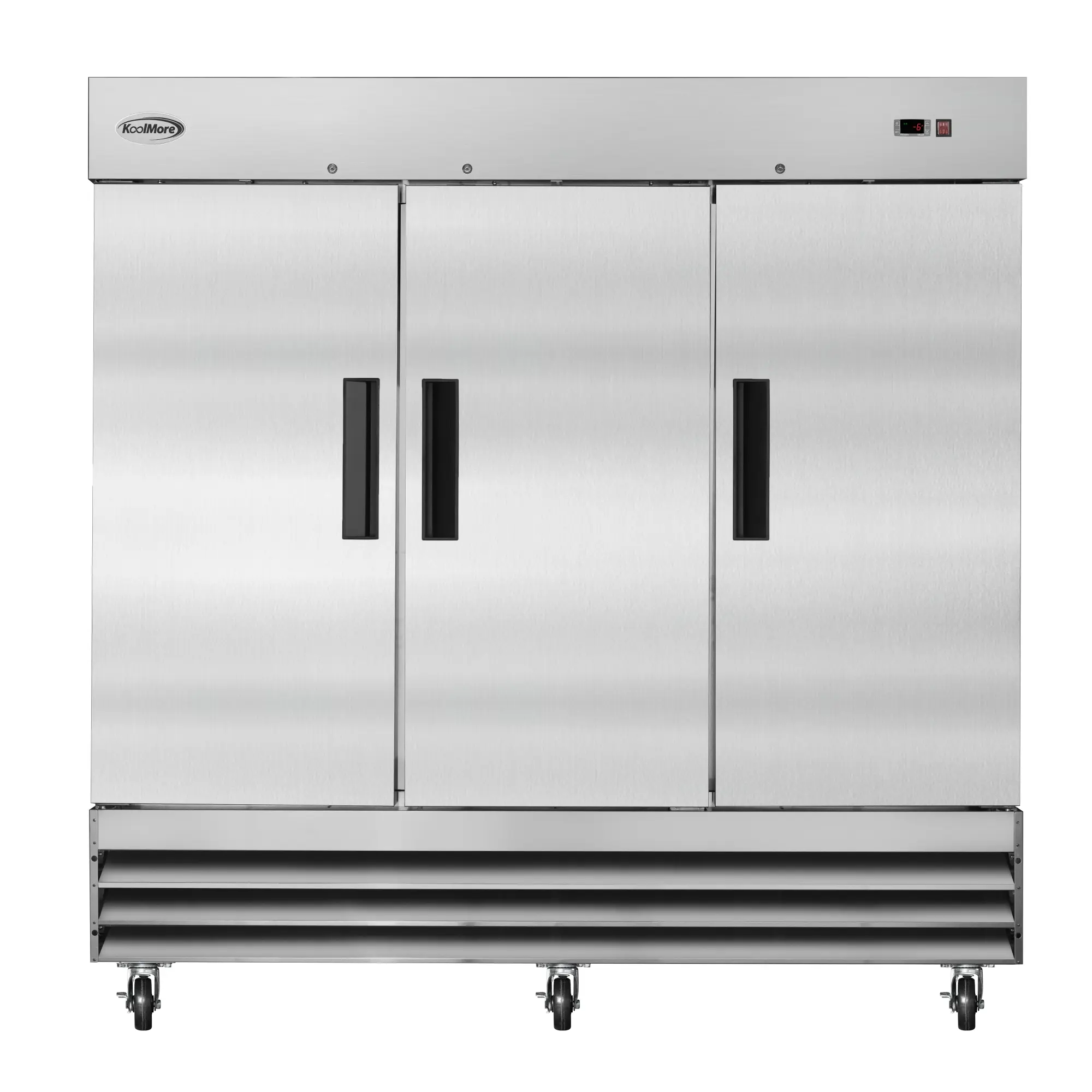 82 in. Three-Door Reach-In Freezer 72 cu ft. RIF-3D-SS