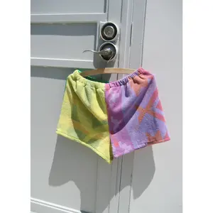 RCYCLD Over Dyed Towel Pieced Shorts