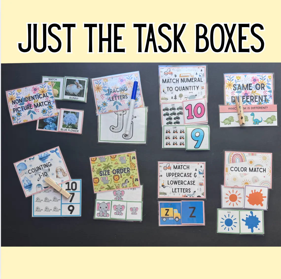 Just the Task Boxes