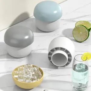 Silicone Mushroom Ice Cube Mold, Durable Easy Release, Self-Made Crushed Ice Maker, Kitchen Tool, Detachable, Refrigerator Tray, Ice Molds