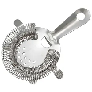 Stainless Steel 4-prong Bar Strainer