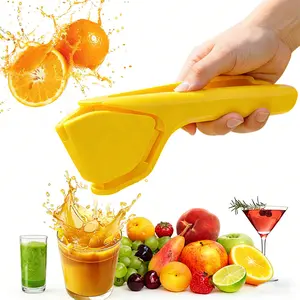 Handheld Citrus Juicer – Portable, Multifunctional, Manual Fruit Juicer with Quiet Operation, Easy Cleaning, Detachable Head, and Durable Construction; Food-Grade Kitchen Gadget Dishwasher Safe Slicer