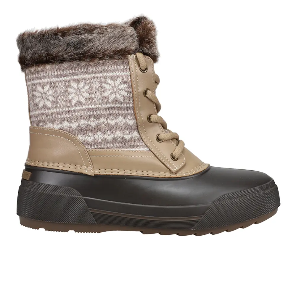 Easy Spirit Womens Ice Queen Graphic Duck Snow Casual Boots Ankle - Brown