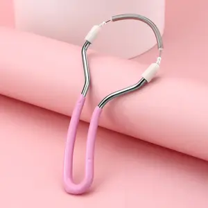Portable Hair Remover for Women, Pain-Free Stainless Steel Spring Roller for Upper Lip, Chin, Face and Neck, Handheld and Compact Hair Removal Tool