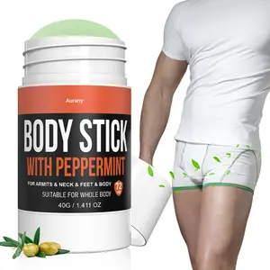 Men's Whole Body Deodorant Lotion, Deodorant Personal Care, Peppermint & Scent, Long-Lasting Freshness, Hydrating Formula, 72hr Protection, 40g