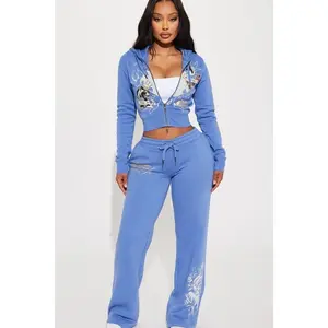 Ed Hardy Free Bird Pant - Blue Y