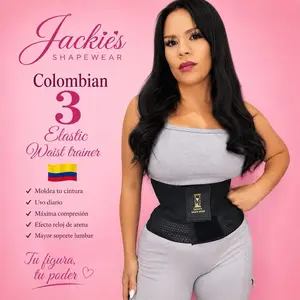 Colombian Cinturilla 3 Elastico Waist trainer For workout