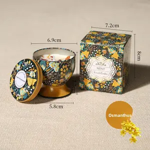 Aromatherapy dried flower candles, long-lasting home fragrance gift set for bedroom, living room decoration set, wedding gift, fragrance manufacturer