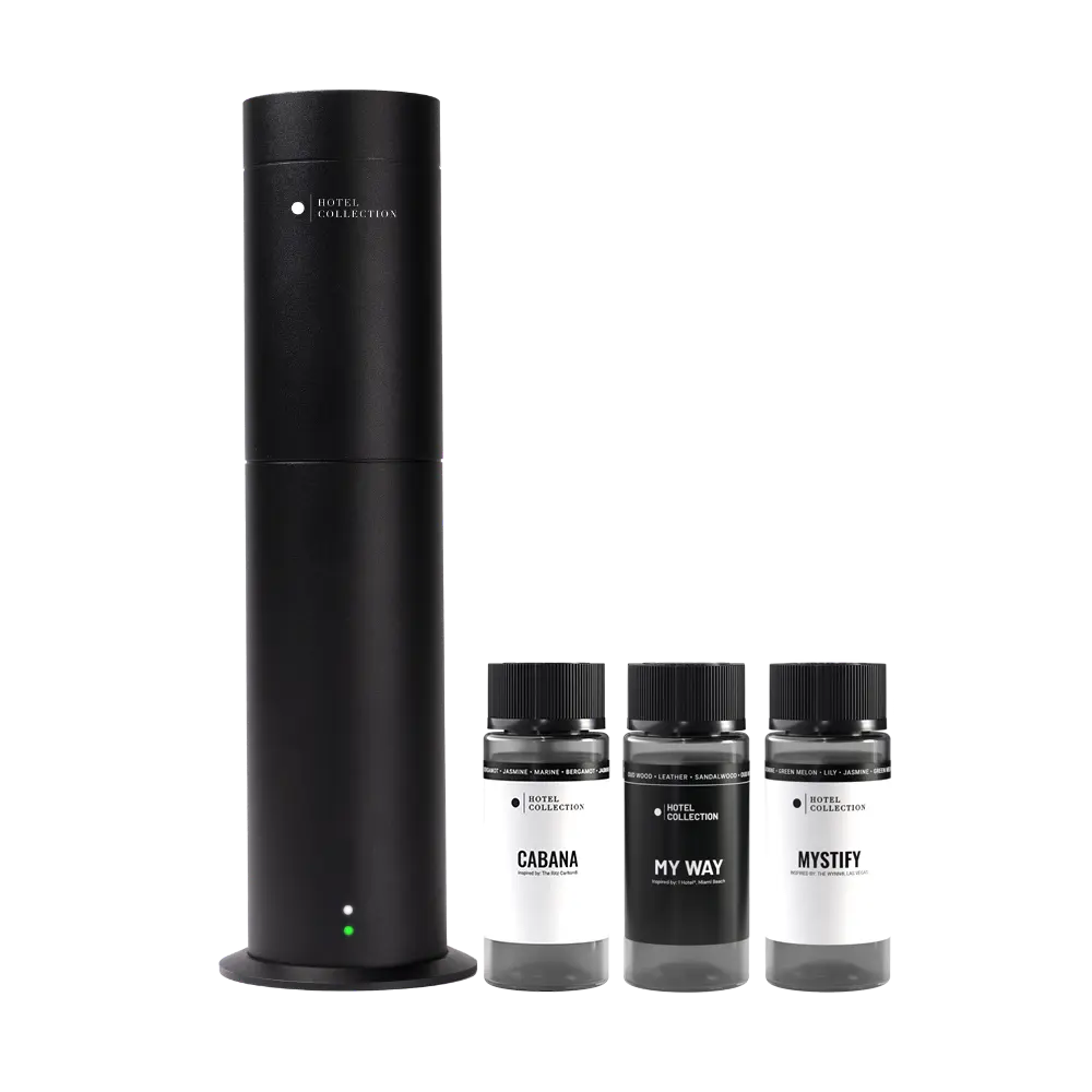 Hotel Collection| Scent Diffuser Discovery Kit Covers up to 600 sq/ft with 3 Fragrance Oils 50mL (1.69 Fl Oz)