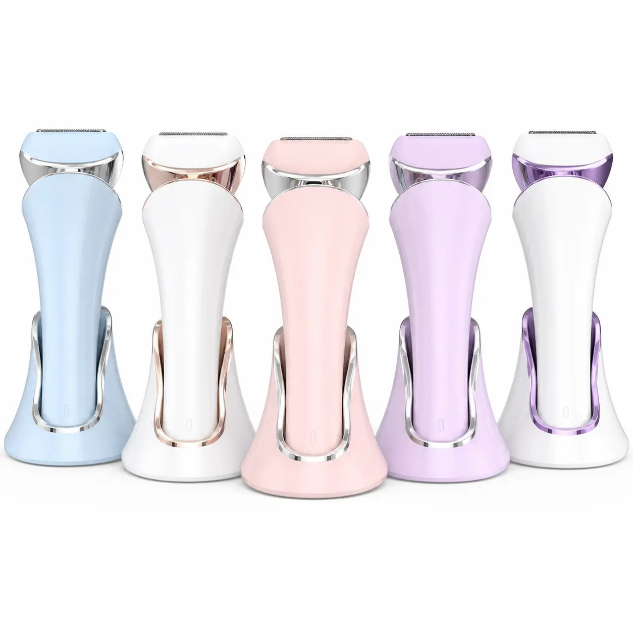 PRITECH Electric Razor for Women - Rechargeable Shaver for Women Portable Lady Shaver for Legs, Arm, Underarms, Bikini, USB Rechargeable, Wet & Dry Waterproof Bikini Trimmer for Woman