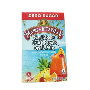 Margaritaville Caribbean Fruit Punch Drink Mix - Singles To go 6 Sticks per Box