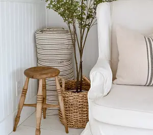 Cozy Cottage by Liz Marie 13" Water Hyacinth Basket