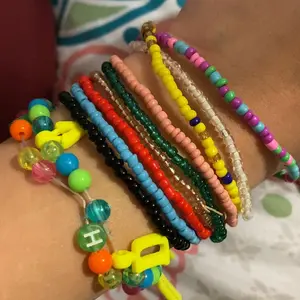 10 pcs Bead Anklets Bracelet Set - Multicolor Beaded Ankle Cuffs for Women & Girls - Fashionable & Stylish Footwear Accessory