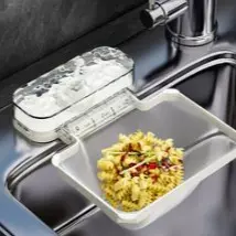 Water Filter Rack（White） + 50pcs Water Filter Mesh