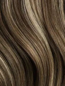 12” Ash Brown Highlights Scalp Hair Fill-Ins & Thinning Hair Fill-Ins Bundle (80g)