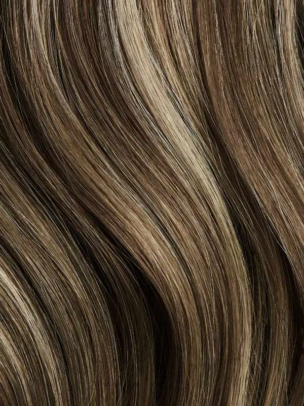 12” Ash Brown Highlights Scalp Hair Fill-Ins & Thinning Hair Fill-Ins Bundle (80g)