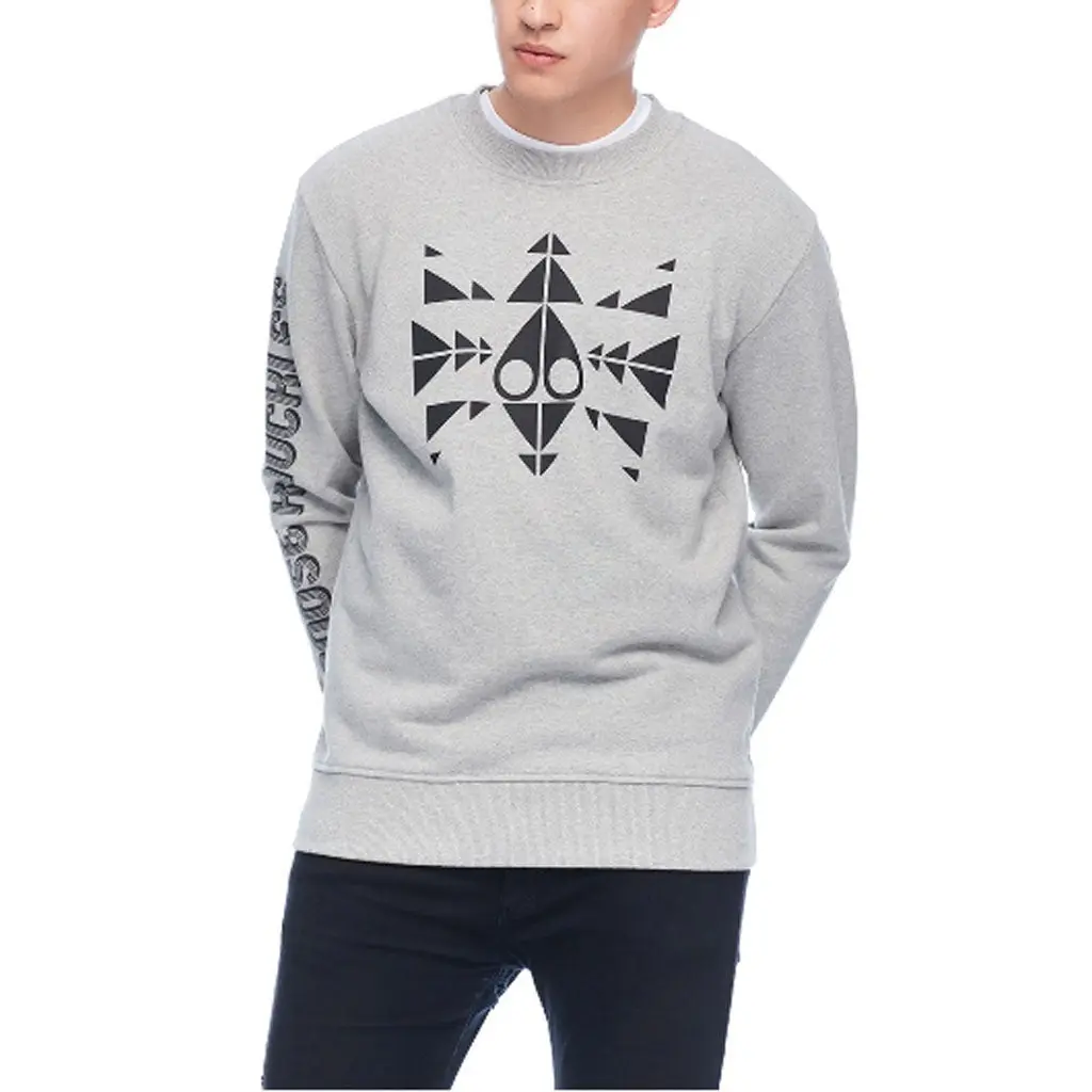 MOOSE KNUCKLES TRIPPY LOGO PULLOVER Mens Apparel