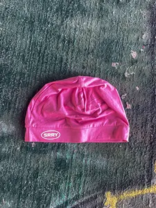 Peach pink skulll cap