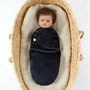 Baby Blanket Wrap Bedding for Newborns & Infants, Adjustable Baby Swaddle for Boys Girls, Ideal Gift for Christmas Halloween Thanksgiving