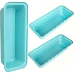 3-Pack 13x5 Nonstick Loaf Pan, 450?F Oven Safe Carbon Steel Bread Pans for Easy Release & Quick Clean, Ideal for  Bakers Baking Banana Bread, Meatloaf, Cake & Sourdough