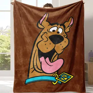 Countdown Sale! Scooby-Doo Blanket A warm nap blanket blanket for bed Suitable for use in offices, sofas, and travel settings, etc，Suitable for giving as gifts to friends, children and parents
