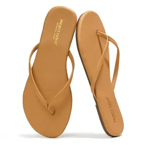 Project Cloud Women's | Vegan Leather Women Flip Flops | Memory Foam | Lightweight | Non-Slip - Foundations