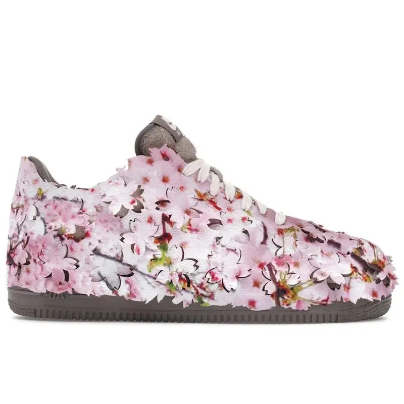 Nike Air Force 1 Low '07 Premium Spring Flowers Sneakers – Classic Low-Top Lifestyle Shoes Featuring Premium Leather Upper, Floral-Inspired Spring Design, Iconic Nike Swoosh Branding, Comfortable Cushioning, Durable Rubber Outsole, Timeless AF1 Silhouette