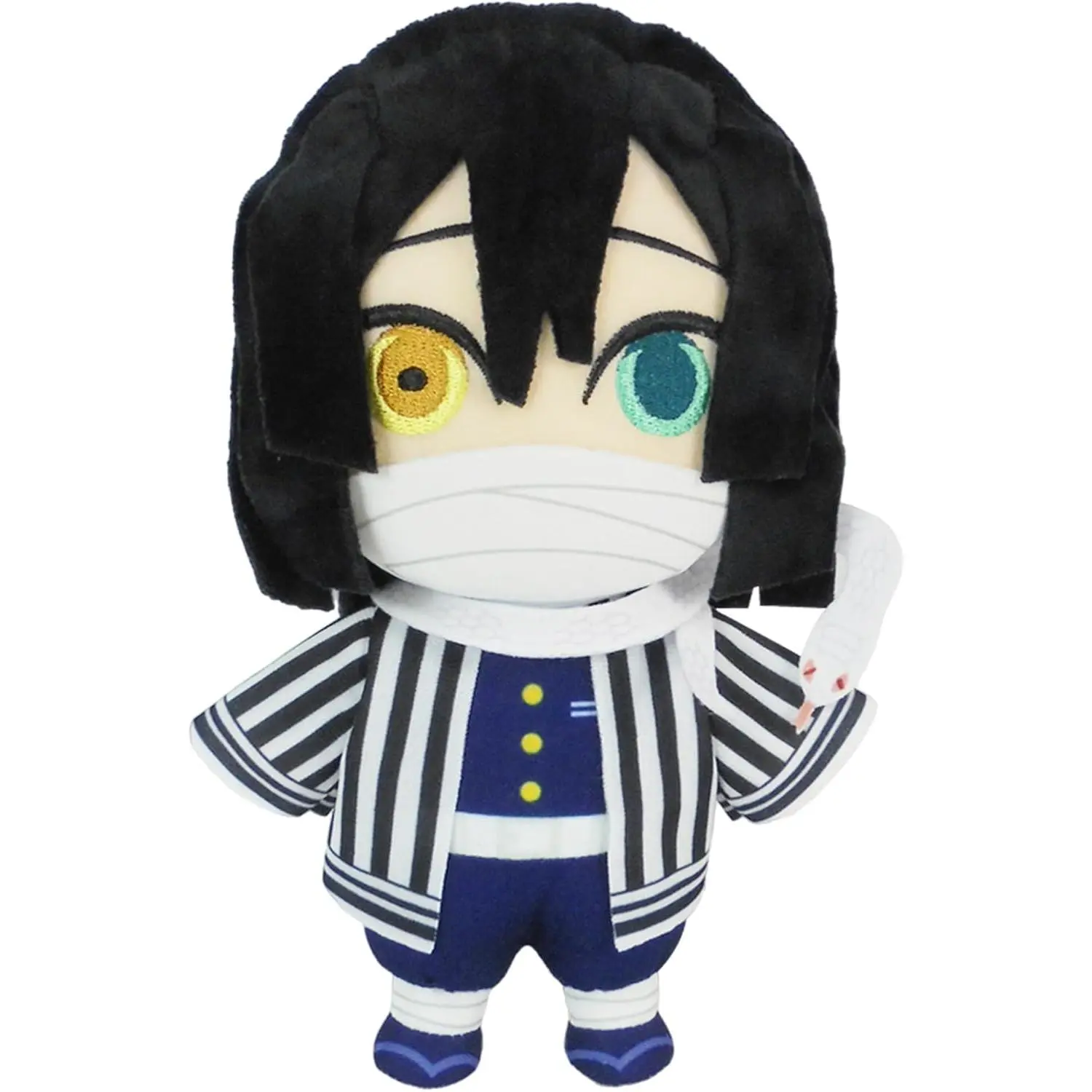 Demon Slayer Obanai Iguro 8" Soft Stuffed Animal Plush, Great Eastern Entertainment Stuffed Animal Collectible, Stuffed Animals