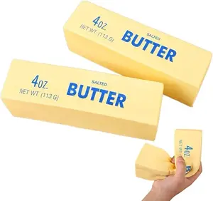 Butter Squishy, 4oz 14oz Soft Squeeze Stress Balls, Slow Rising Butter Stick Toy, Ideal for Anxiety Calming, Stress Relief Entertainment, Nice Party Favors & Daily Leisure Play Toy