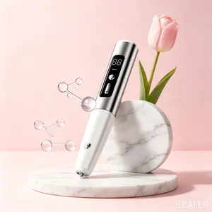Skin Beauty Pen, USB Rechargeable Portable Skin Care Device with LED Light & Adjustable Levels, At-Home Beauty Tool for Personal Skincare