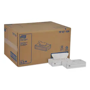 Tork TF6710A Universal Flat Box 2-Ply Facial Tissue, White