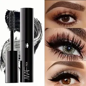 Thick Lengthening Waterproof Mascara in, Smooth Clump-Free Application, Long-Lasting Curl for Swimming & Daily Use