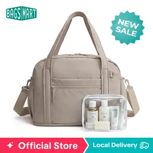 【NEW IN】BAGSMART Expandable Gym Bag with Toiletry Bag,  24L-30L Weekender Travel Duffle Bag, Lightweight Travel Bag, Carry on Overnight Duffel tiktokshopmemorialday