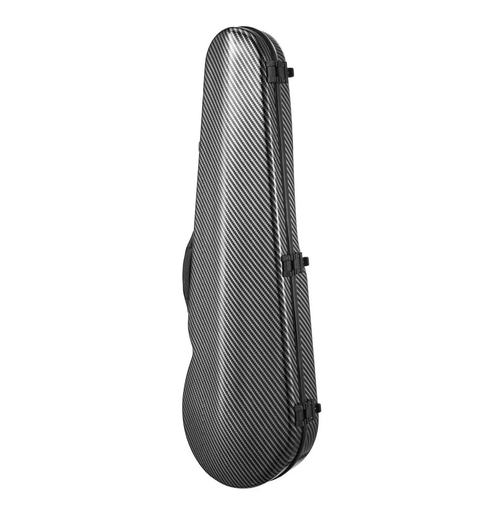 4/4 Violin Case, Lightweight Travel Bag with Hygrometer Triangular Composite Carbon Fiber