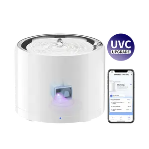 PETKIT EverSweet 3 Pro (UVC), Pets Water Fountain with Wireless Pump, Ultra Quiet Pet Water Founatin for Cats and Small Dogs large dog