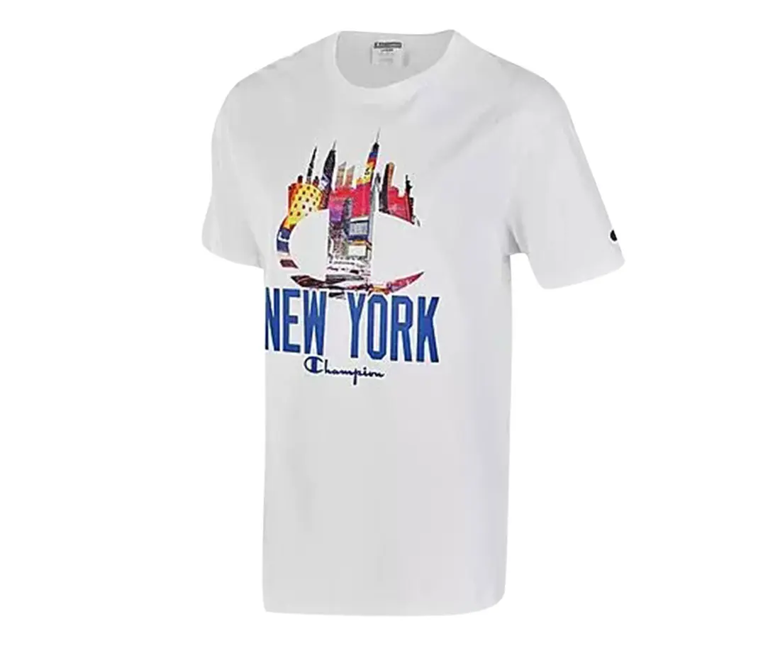 Champion Champion 10 Skyline C Ny Ink Tee Mens Active Shirts & Tees