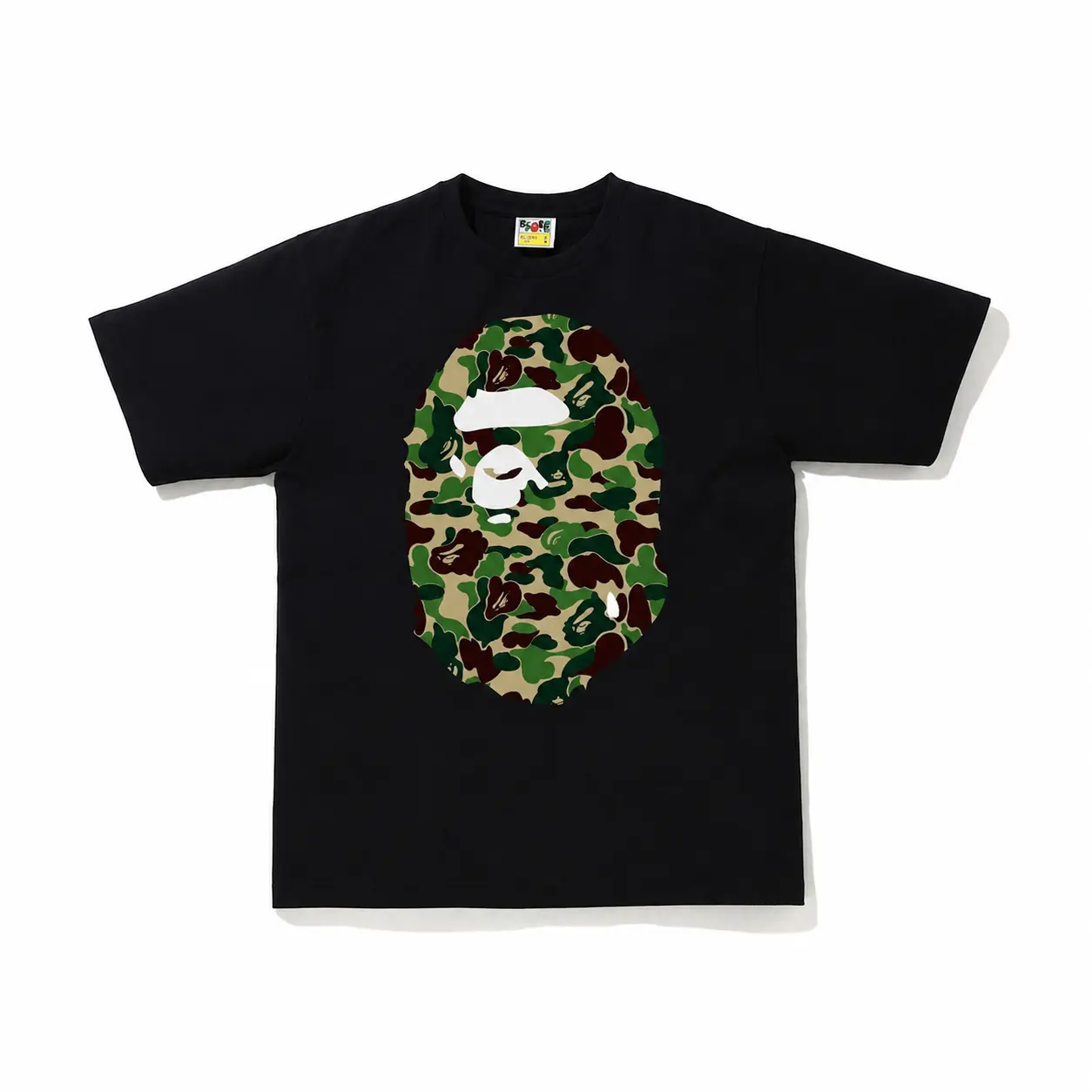 BAPE ABC Camo Big Ape Tee Black/Green (men) by StockX