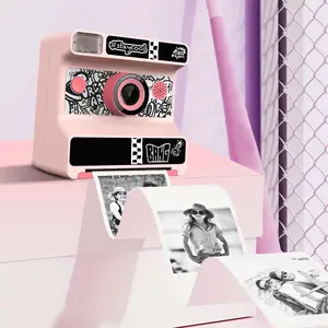 Kids Instant Print Camera,Children's Instant Printing Camer,Camera Set,1080P High-Definition Digital Camera,Portable Toy With 3 Rolls Of Printing Paper,Christmas And Birthday Gift,Ideal Children's Toy Gift For Boys And Girls Aged 3-12