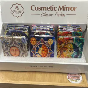Universe , bling, cosmetic, compact, two-way mirror